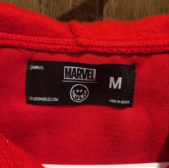 MARVEL Spider-Man Zip Up Hoodie Face Mask NWOT - Halloween, Cosplay - Picture 14 of 16